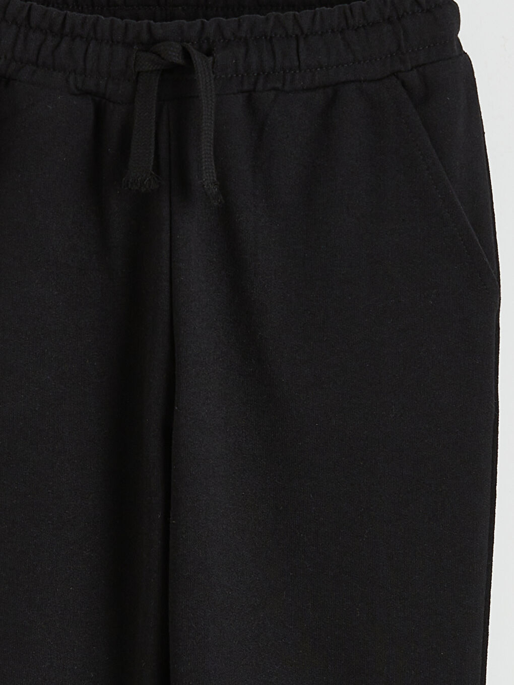 Siyah Beli Lastikli Erkek Çocuk Jogger Eşofman Altı-2