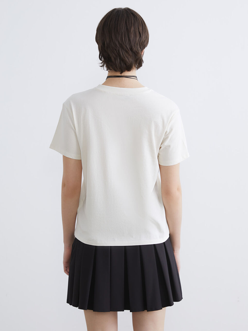 Crew Neck My Melody Printed Women's T-Shirt-3