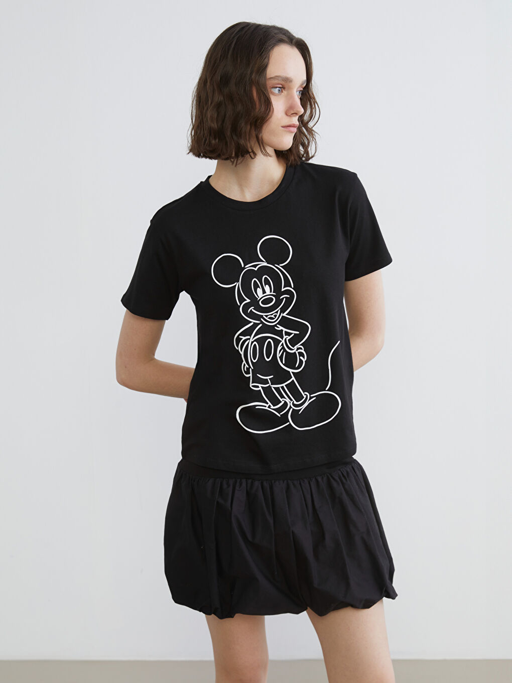 Mickey Mouse Printed Women's T-Shirt
