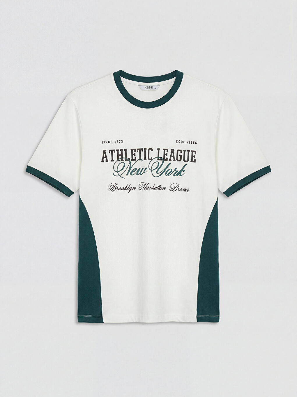 Crew Neck New York Printed Men's T-Shirt-4