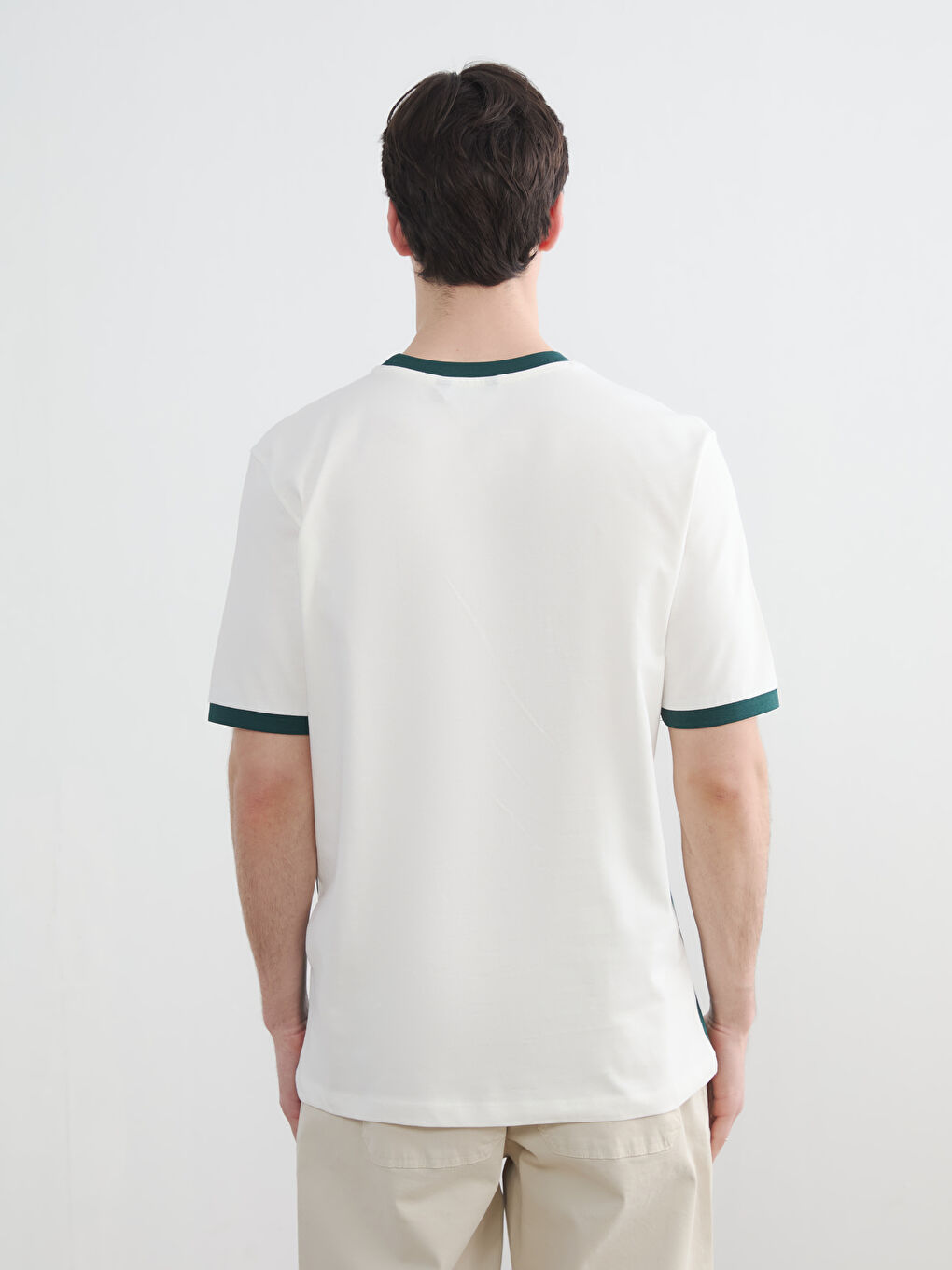 Crew Neck New York Printed Men's T-Shirt-3