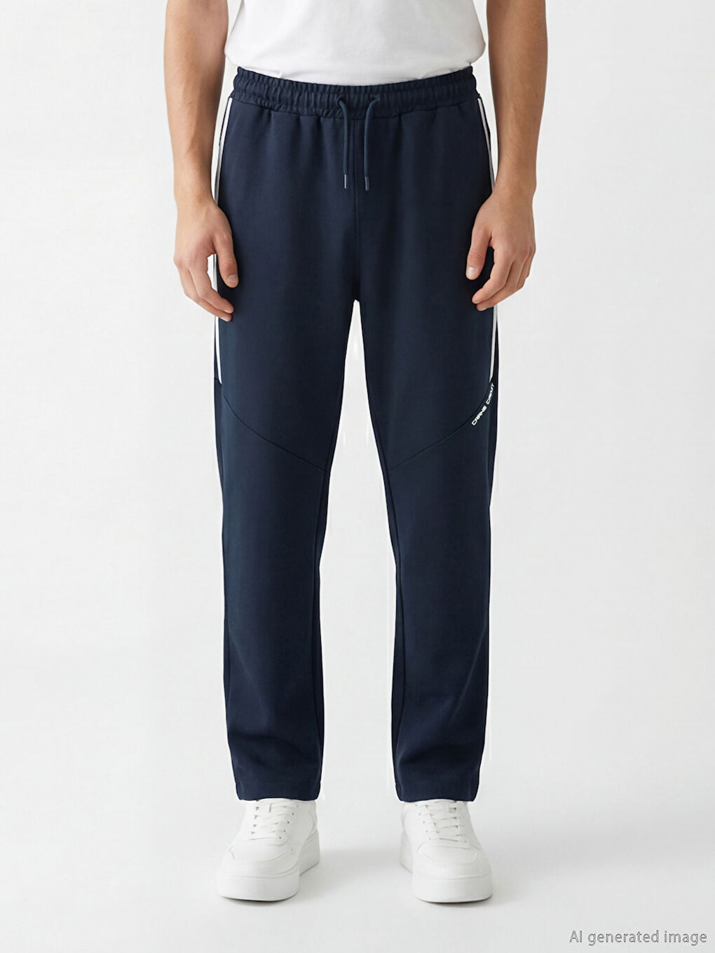 Man NAVY Sweatpants-2