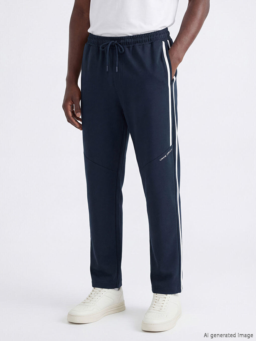 Man NAVY Sweatpants-2