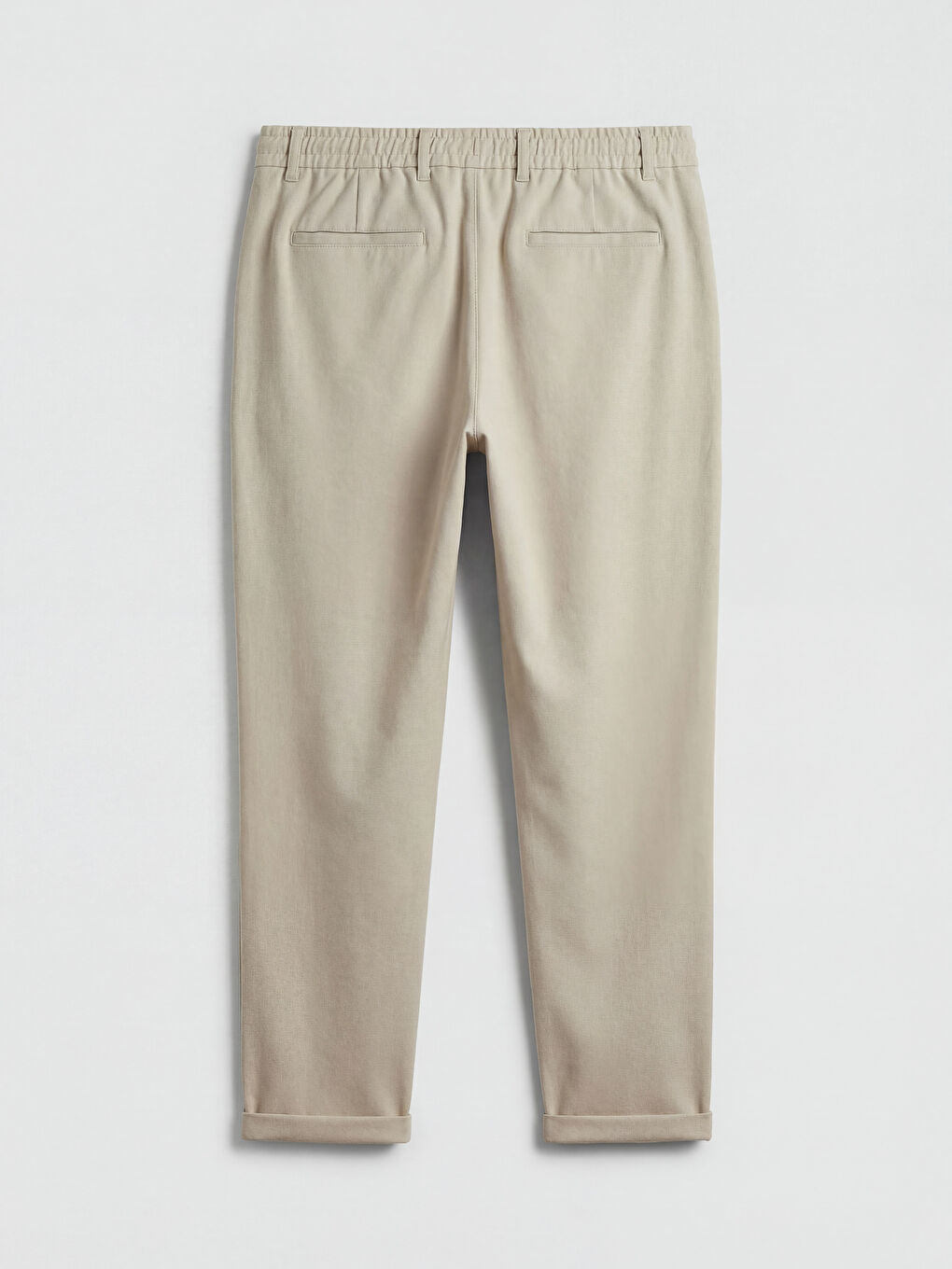 Bej Slim Fit Erkek Pantolon-1