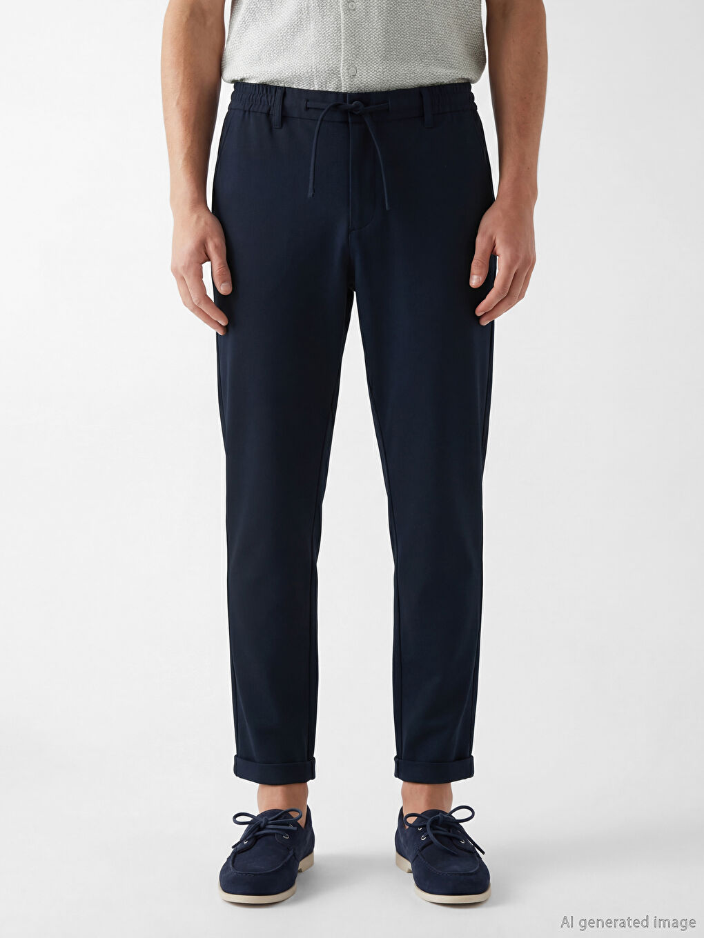 Slim Fit Men's Trousers-1