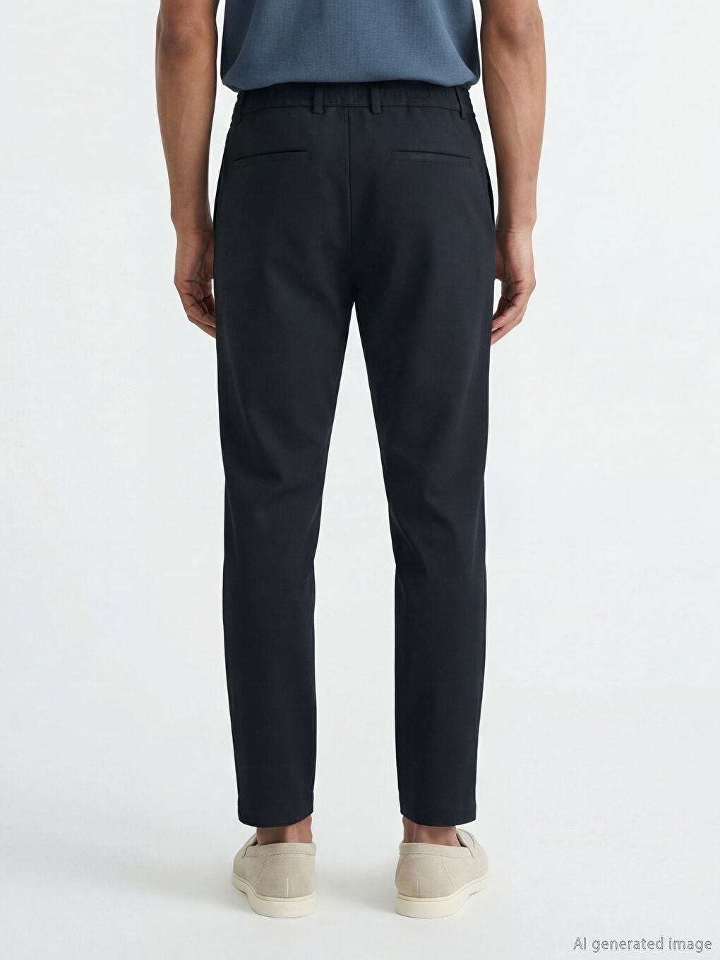 Lacivert Standart Kalıp Erkek Pantolon-2