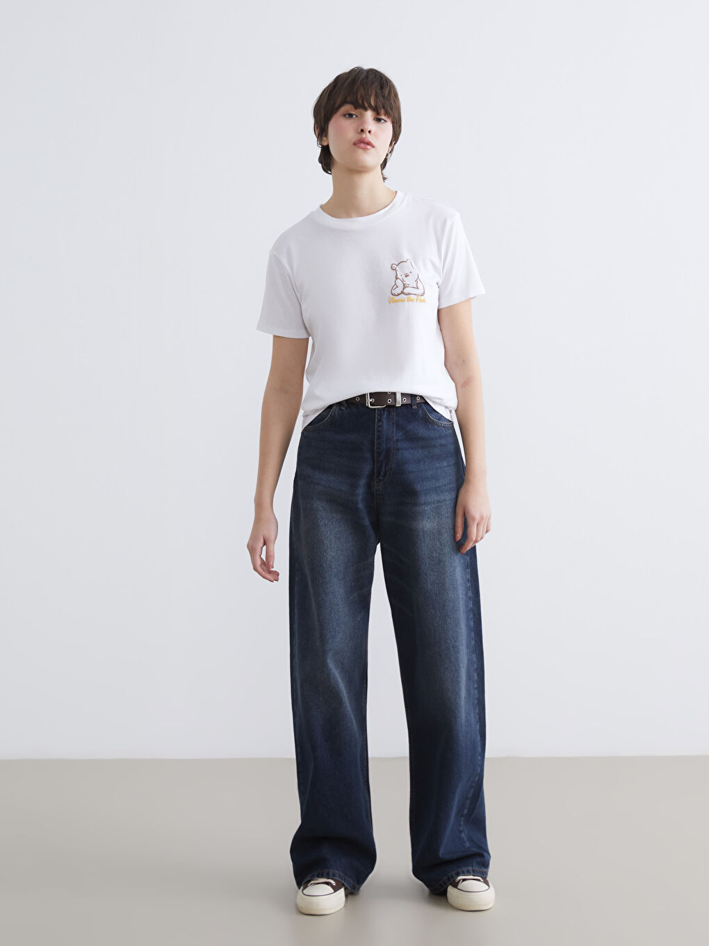 Winnie the Pooh Printed Women's T-Shirt-1