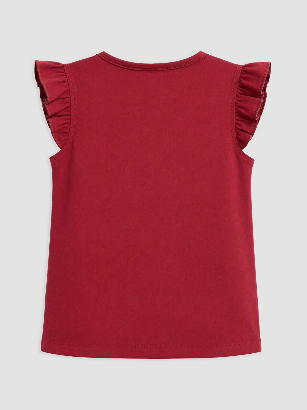 Crew Neck Girls' Vest-1
