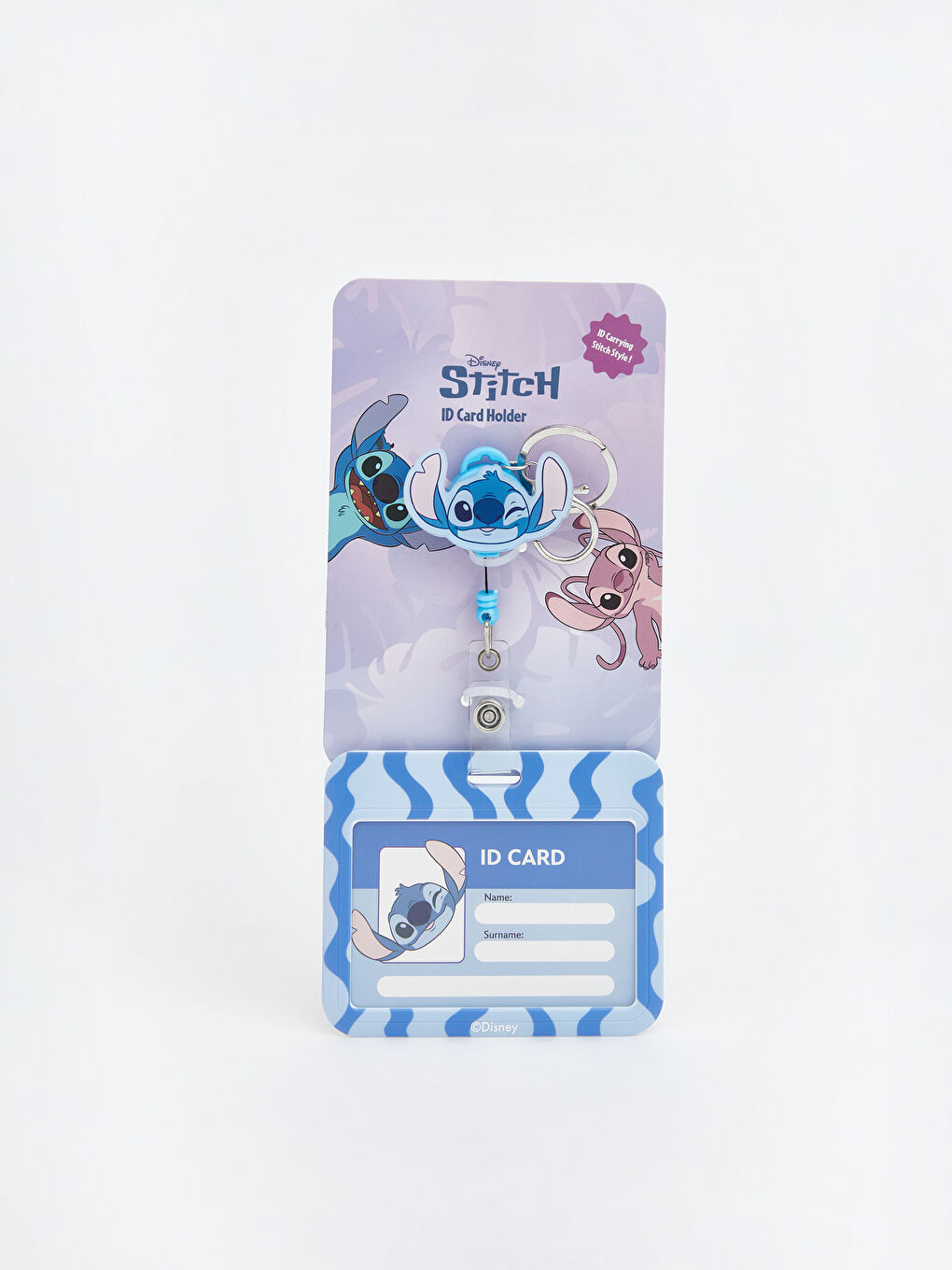 Stitch Figürlü Yaka Kartı