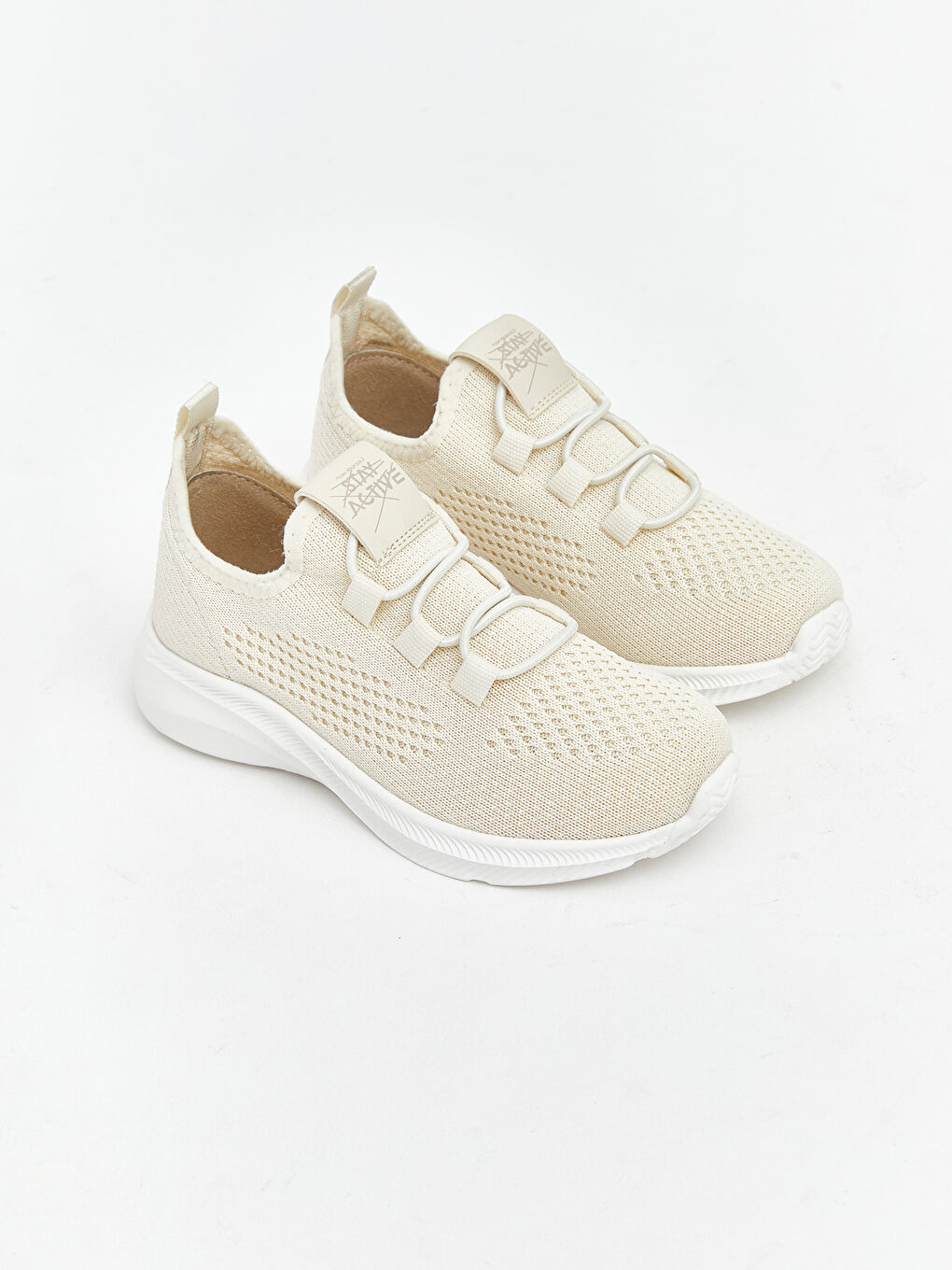 Bej File Detaylı Kız Bebek Spor Ayakkabı