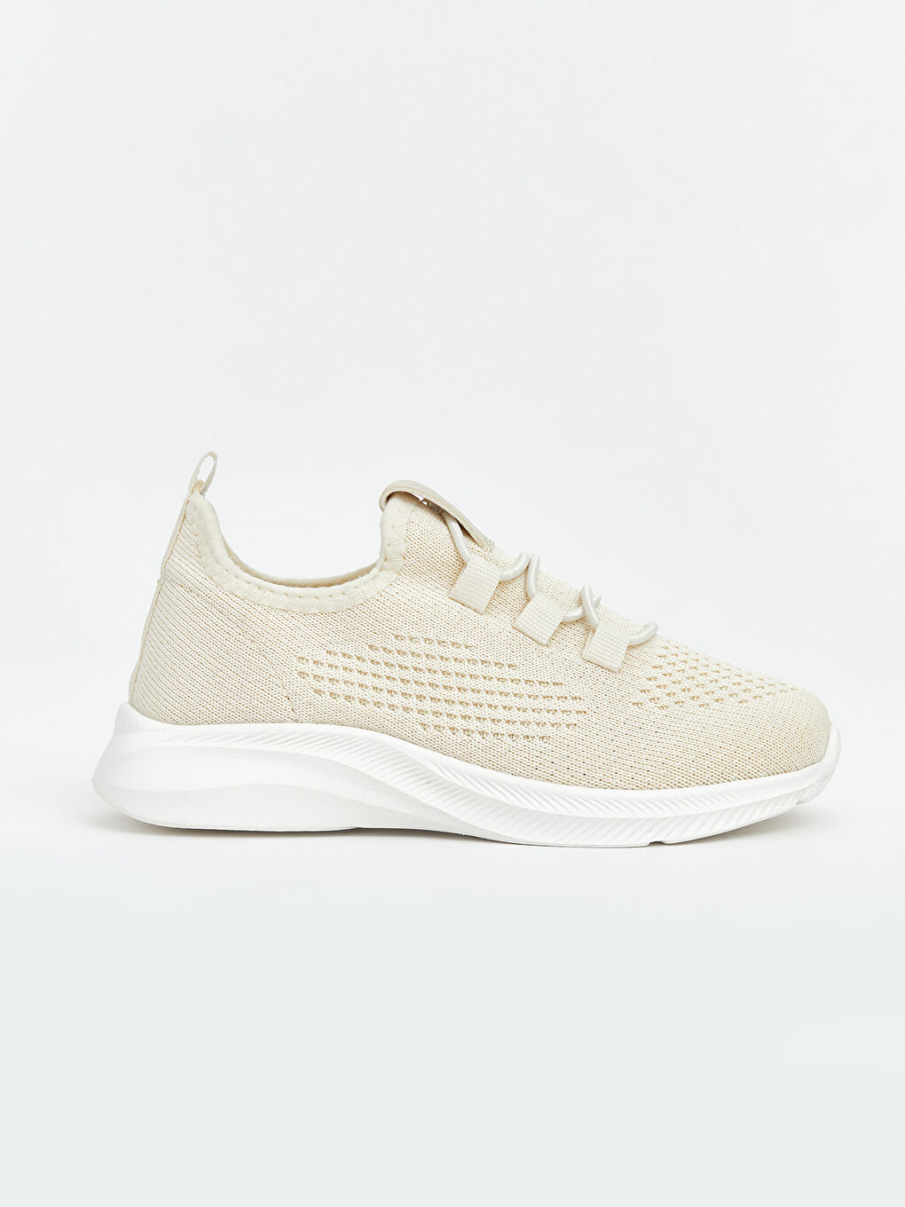 Bej File Detaylı Kız Bebek Spor Ayakkabı-1