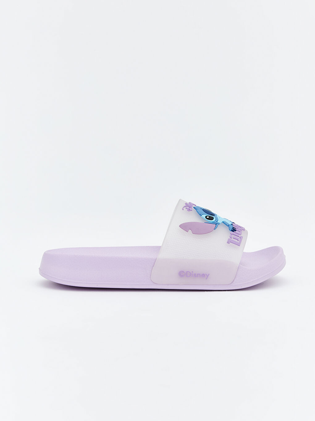 Stitch Printed Baby Girls' Slippers-1