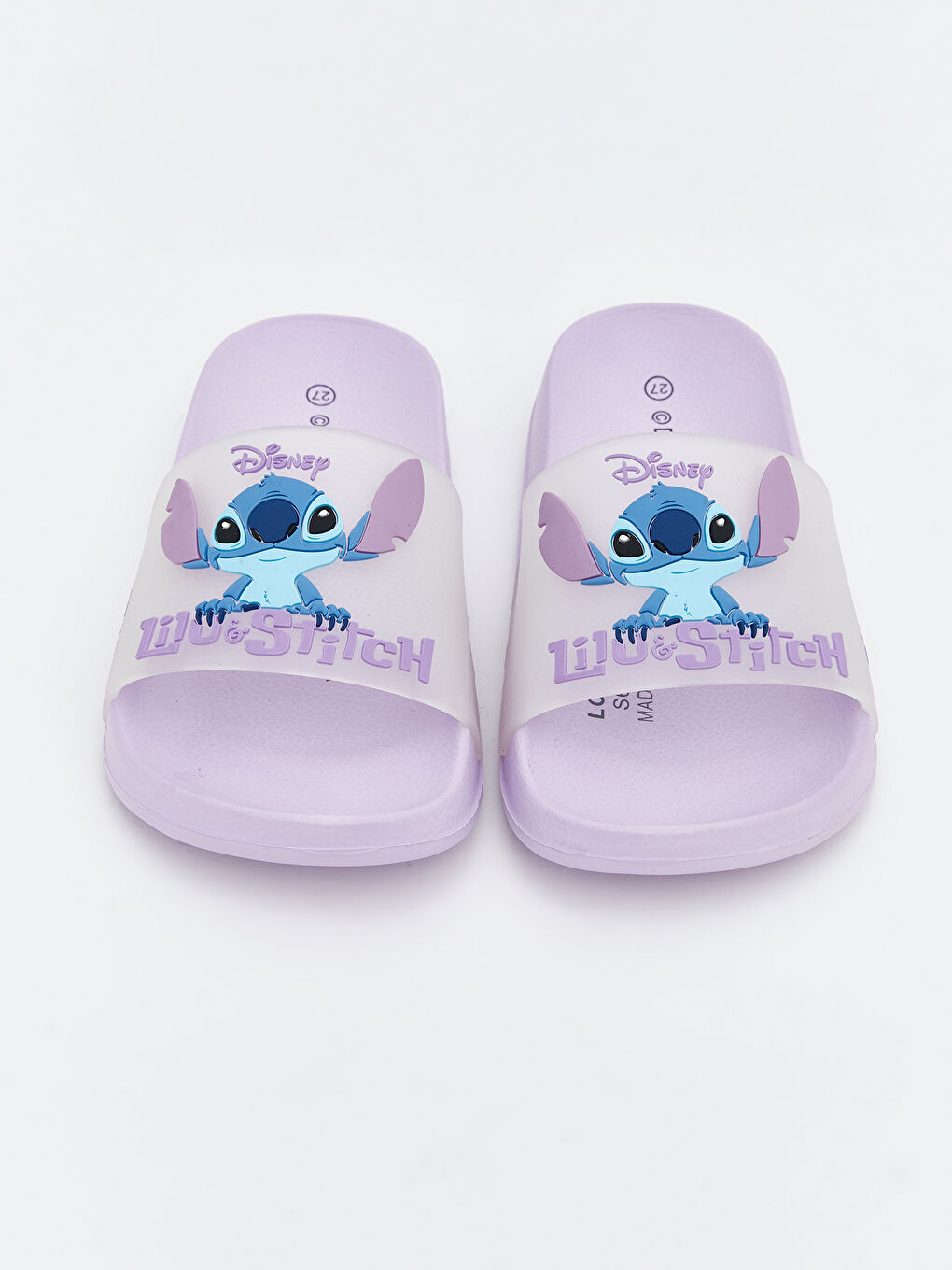 Stitch Printed Baby Girls' Slippers-2
