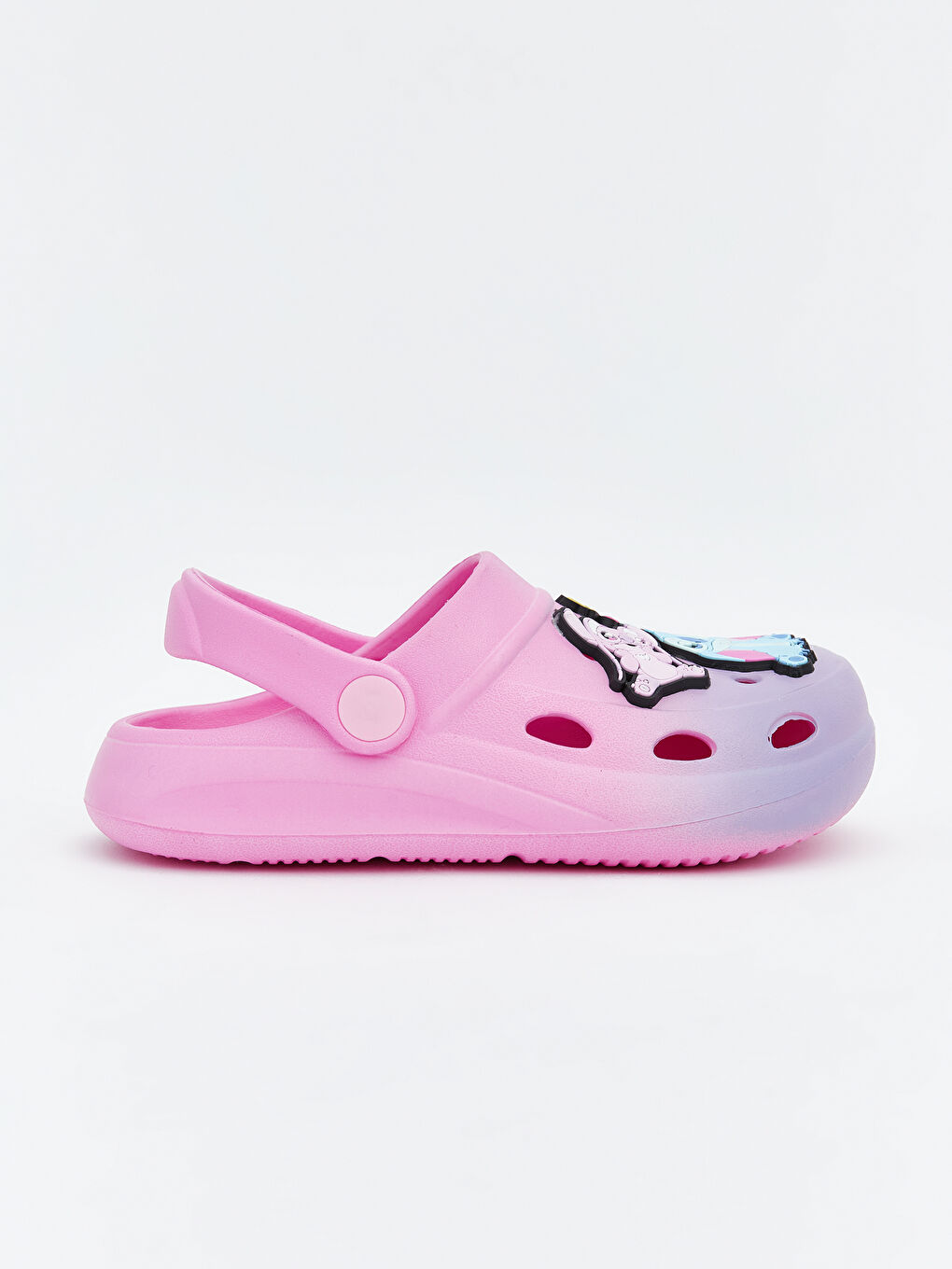 Stitch Print Baby Girl Beach Sandals-1