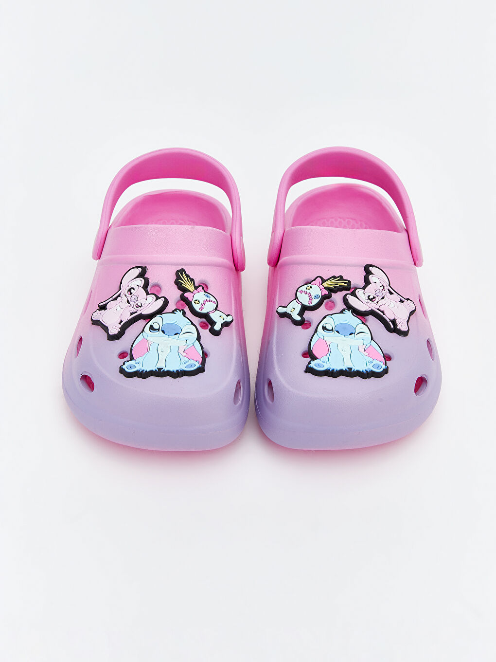 Stitch Print Baby Girl Beach Sandals-2