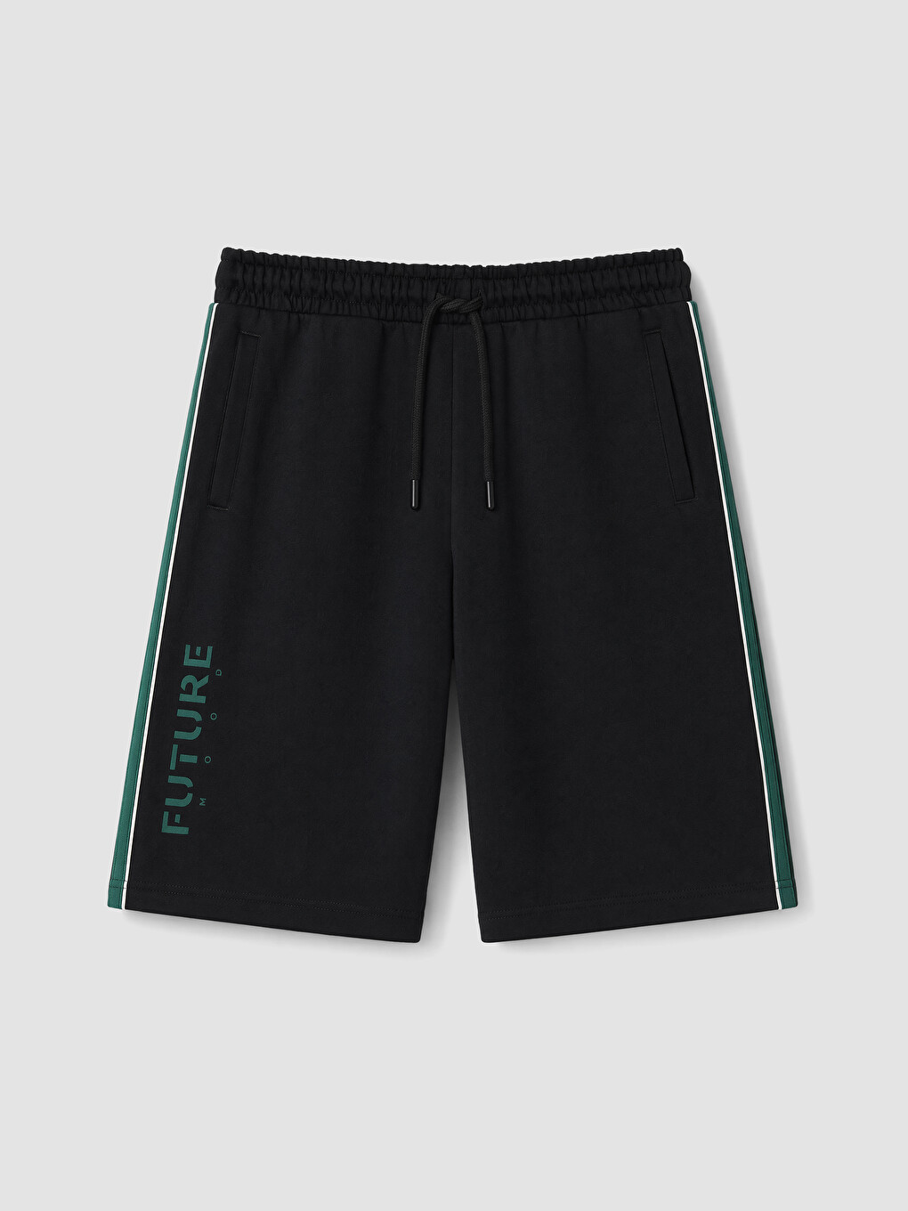 Man Black Shorts