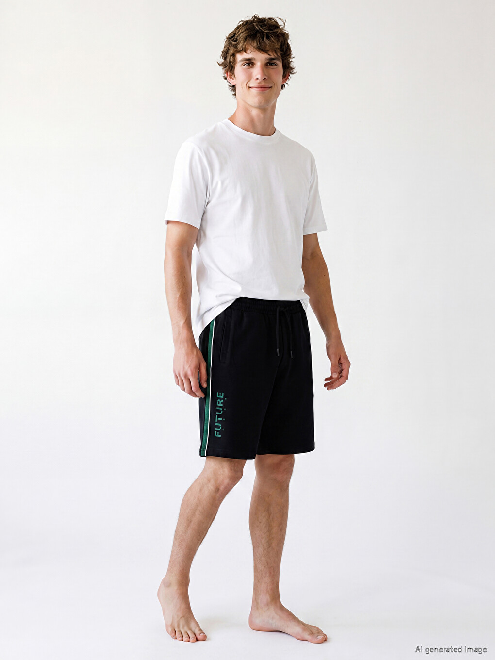 Regular Fit Printed Men's Shorts-1