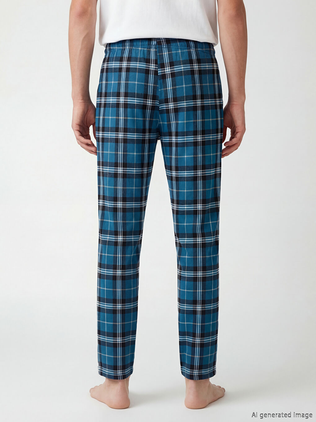 Стандартты пішім торлы ерлер пижама шалбары-3