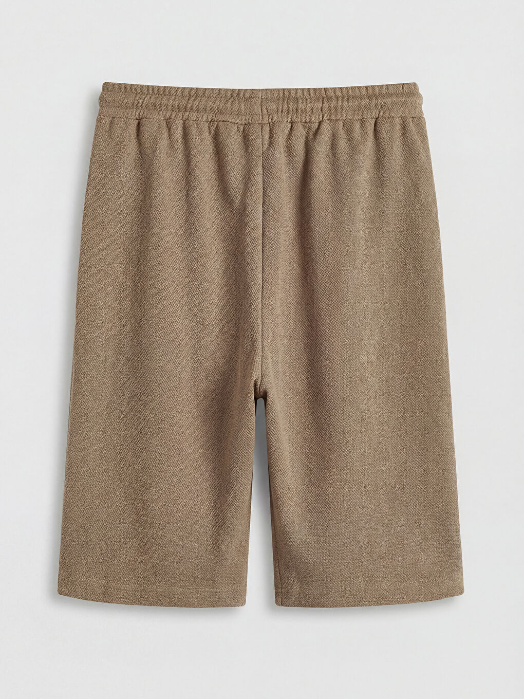 Kahverengi Standart Kalıpı Erkek Pijama Alt Şort-1