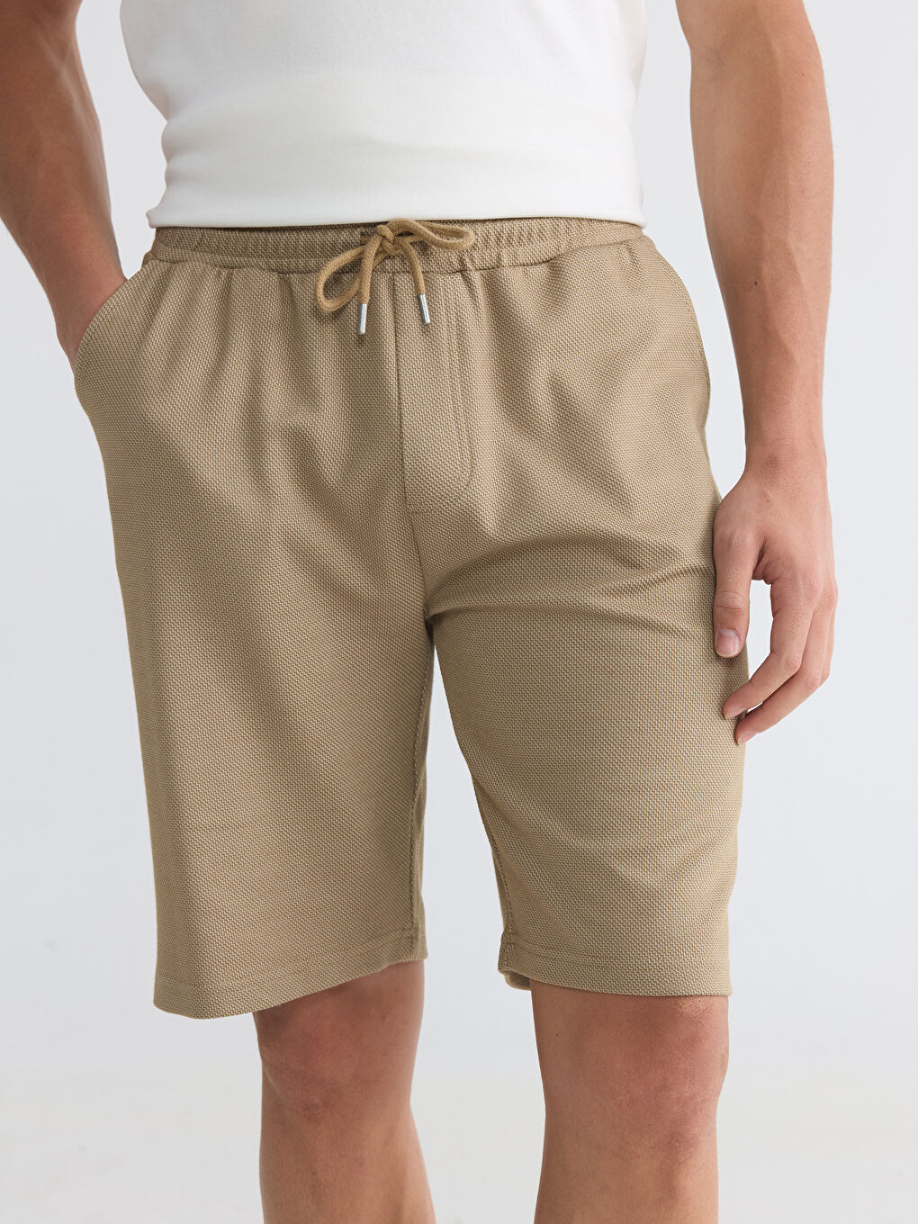 Kahverengi Regular Fit Erkek Şort-2