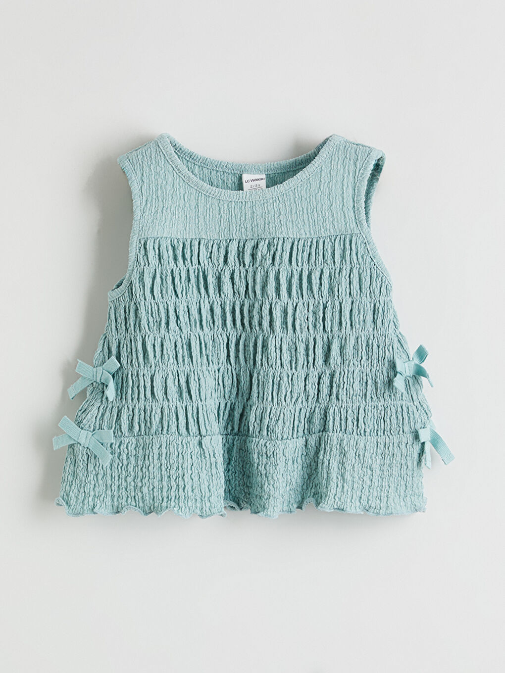 Girls' Textured Blouse and Trousers-1