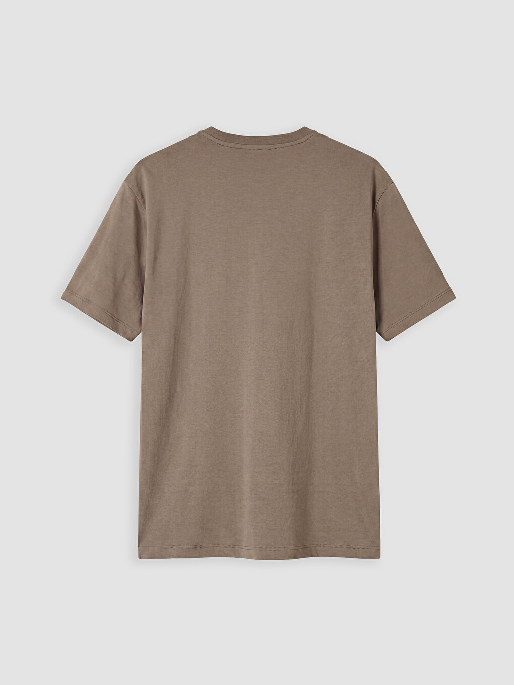 Kahverengi Bisiklet Yaka Baskılı Erkek Pijama Üst-2