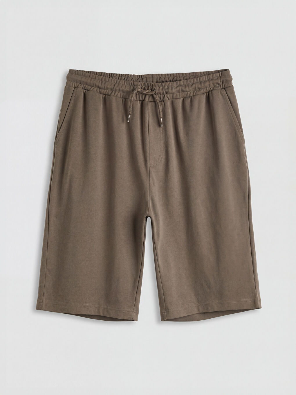 Kahverengi Standart Kalıp Erkek Pijama Alt Şort