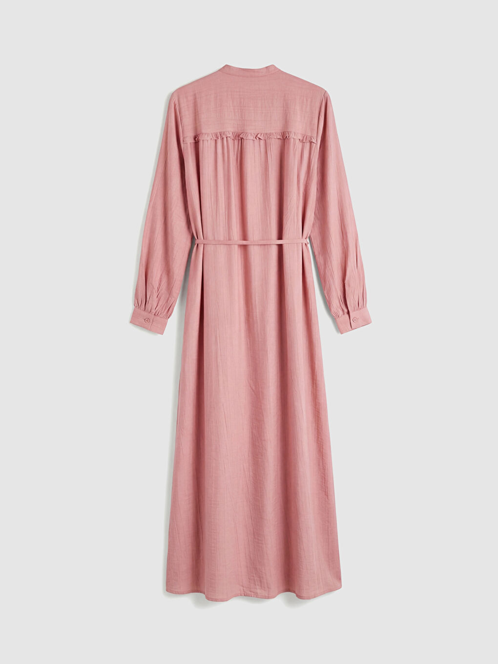 Woman PINK Shirt Dress-5