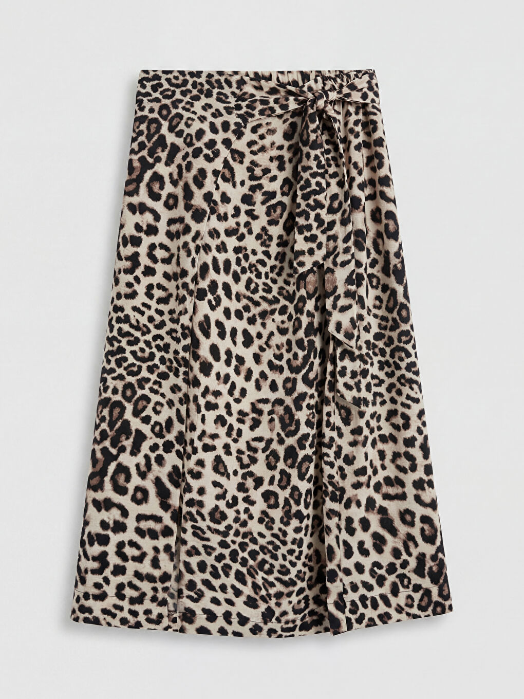 Leopar Desenli Anvelop Kadın Etek