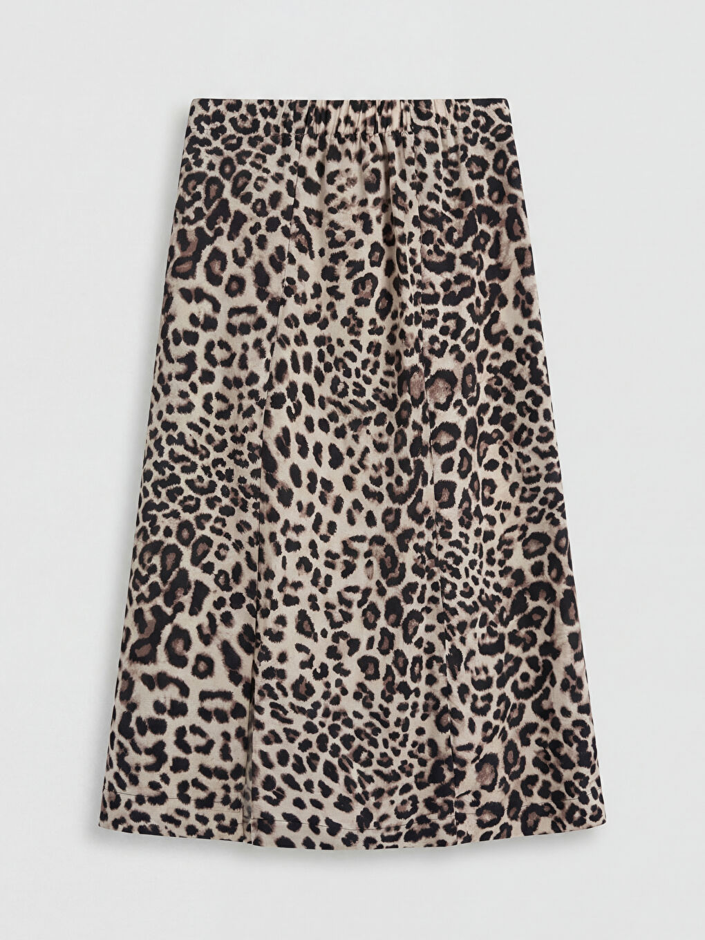 Leopar Desenli Anvelop Kadın Etek-1