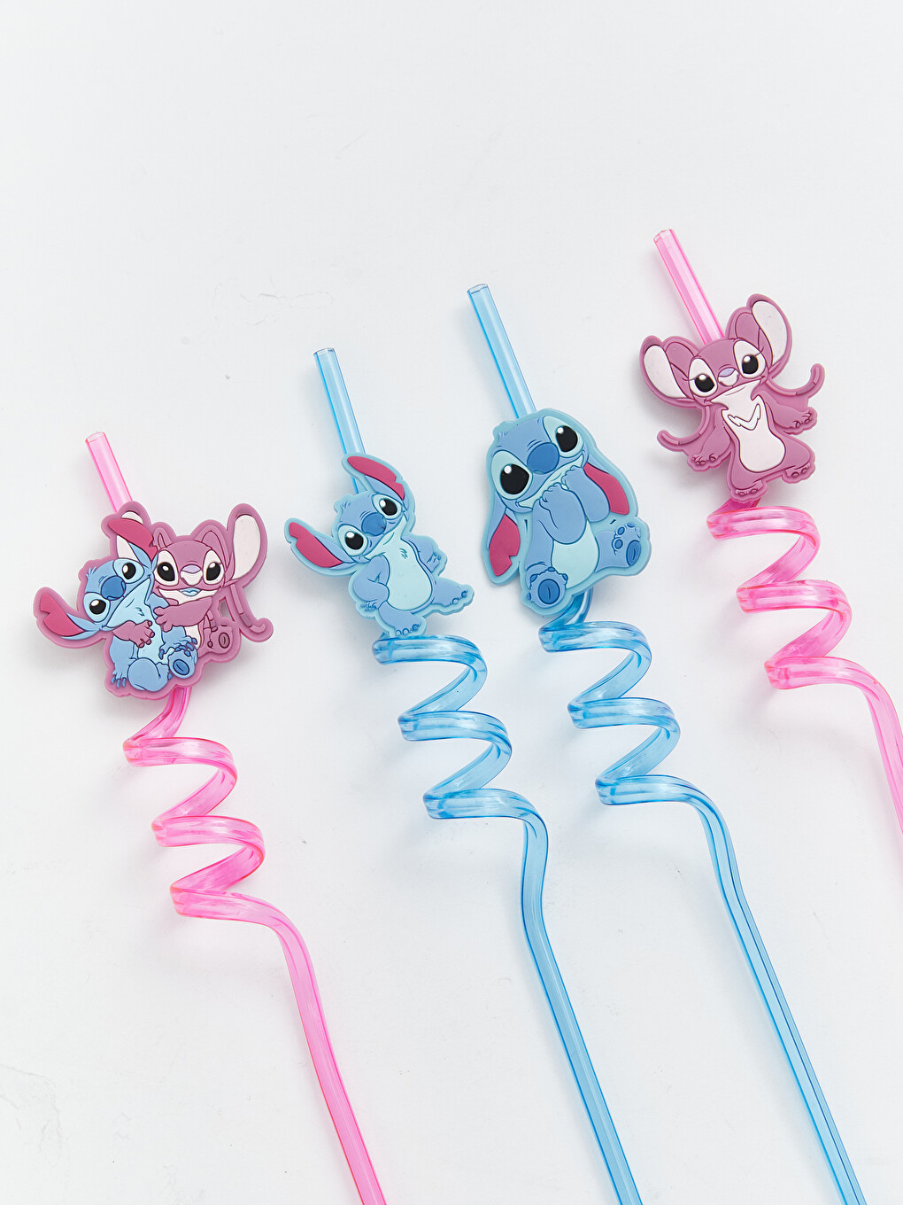Stitch Figured Glass Straw Set 4-pack-1