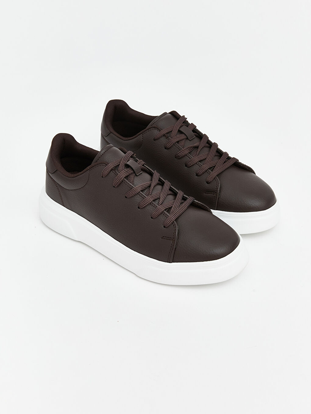 Kahverengi Bağcıklı Erkek Spor Ayakkabı