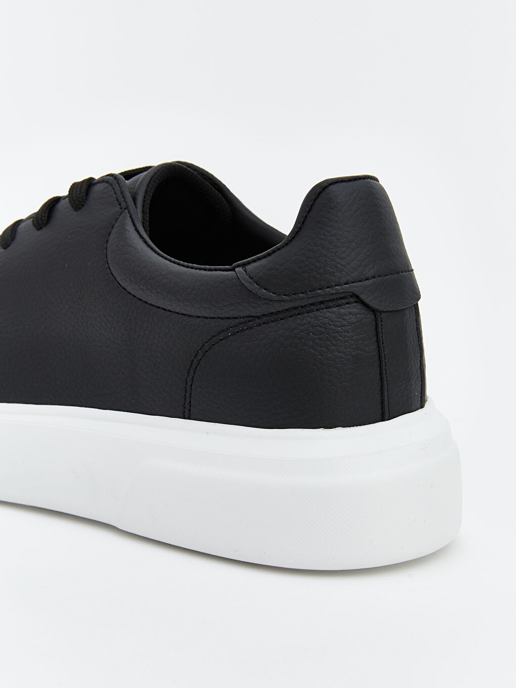 Siyah Bağcıklı Erkek Spor Ayakkabı-4