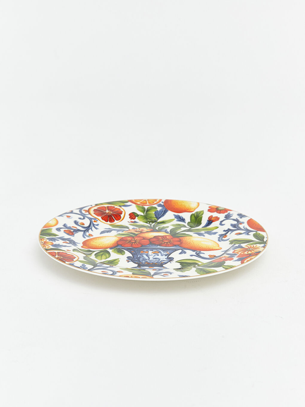 Karışık Çiçekli Porselen Pasta Tabağı-2