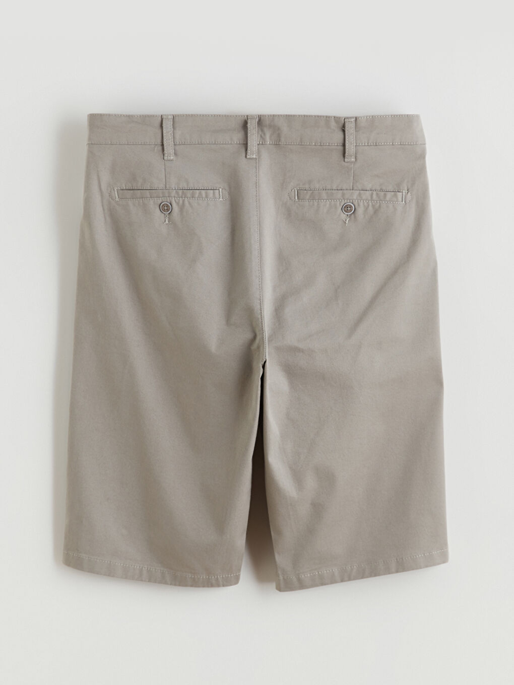 Haki Standart Kalıp Erkek Şort-5