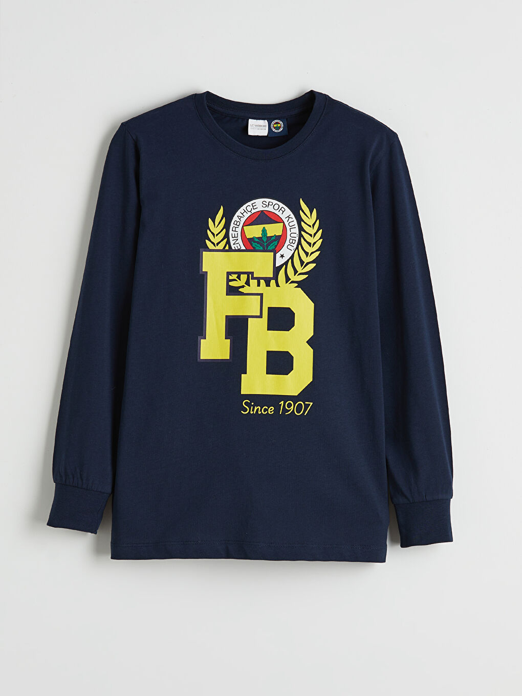 Lacivert Fenerbahçe Baskılı Erkek Çocuk Pijama Takım-1