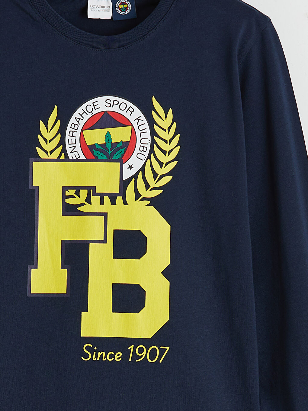 Lacivert Fenerbahçe Baskılı Erkek Çocuk Pijama Takım-5
