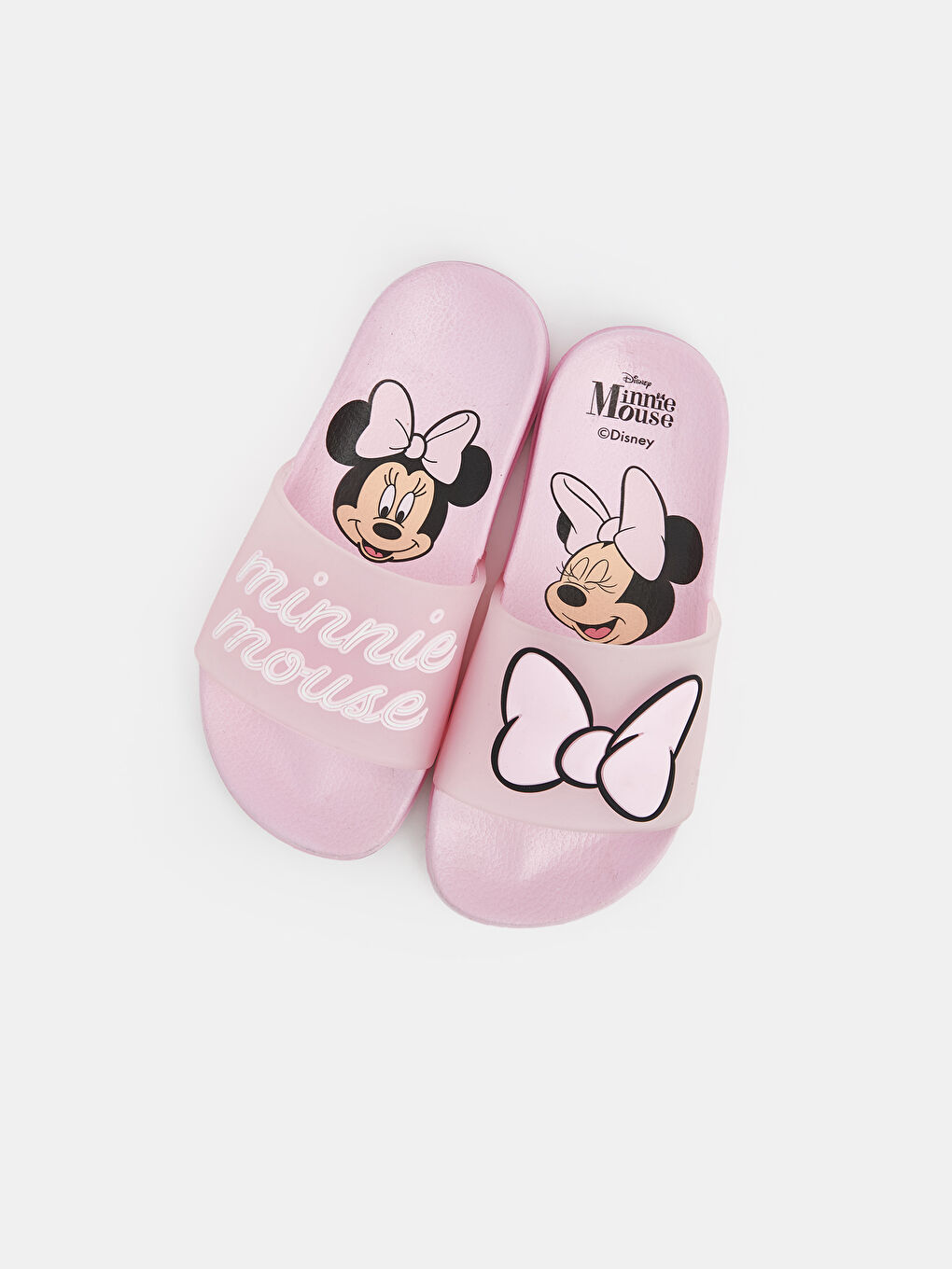 Minnie Mouse Printed Girls' Slippers-5