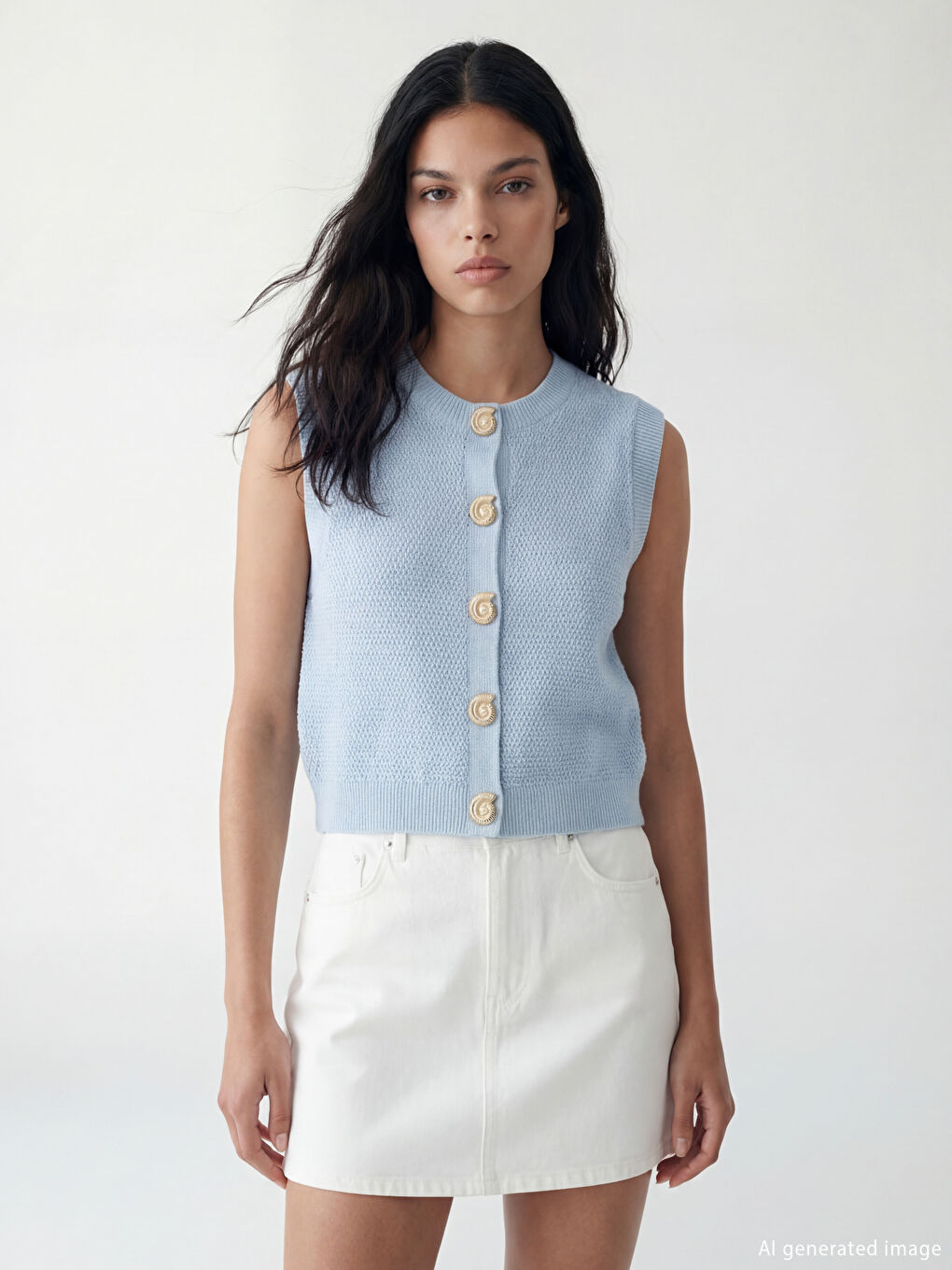 Γυναίκα ΜΠΛΕ Γιλέκο