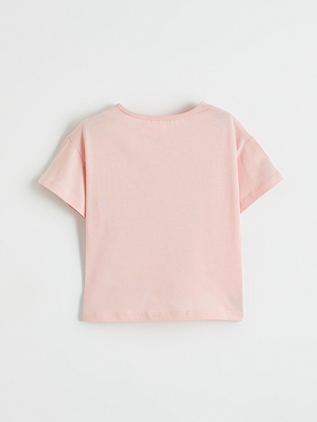 Ekru Baskılı Kız Çocuk Tişört 2'li-3