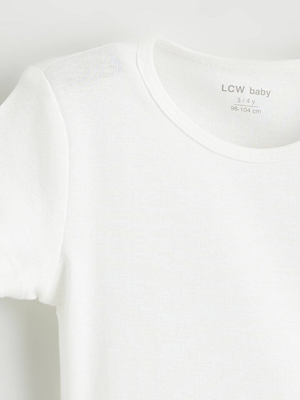 Малышки девочки экрю Боди с заклепками-2