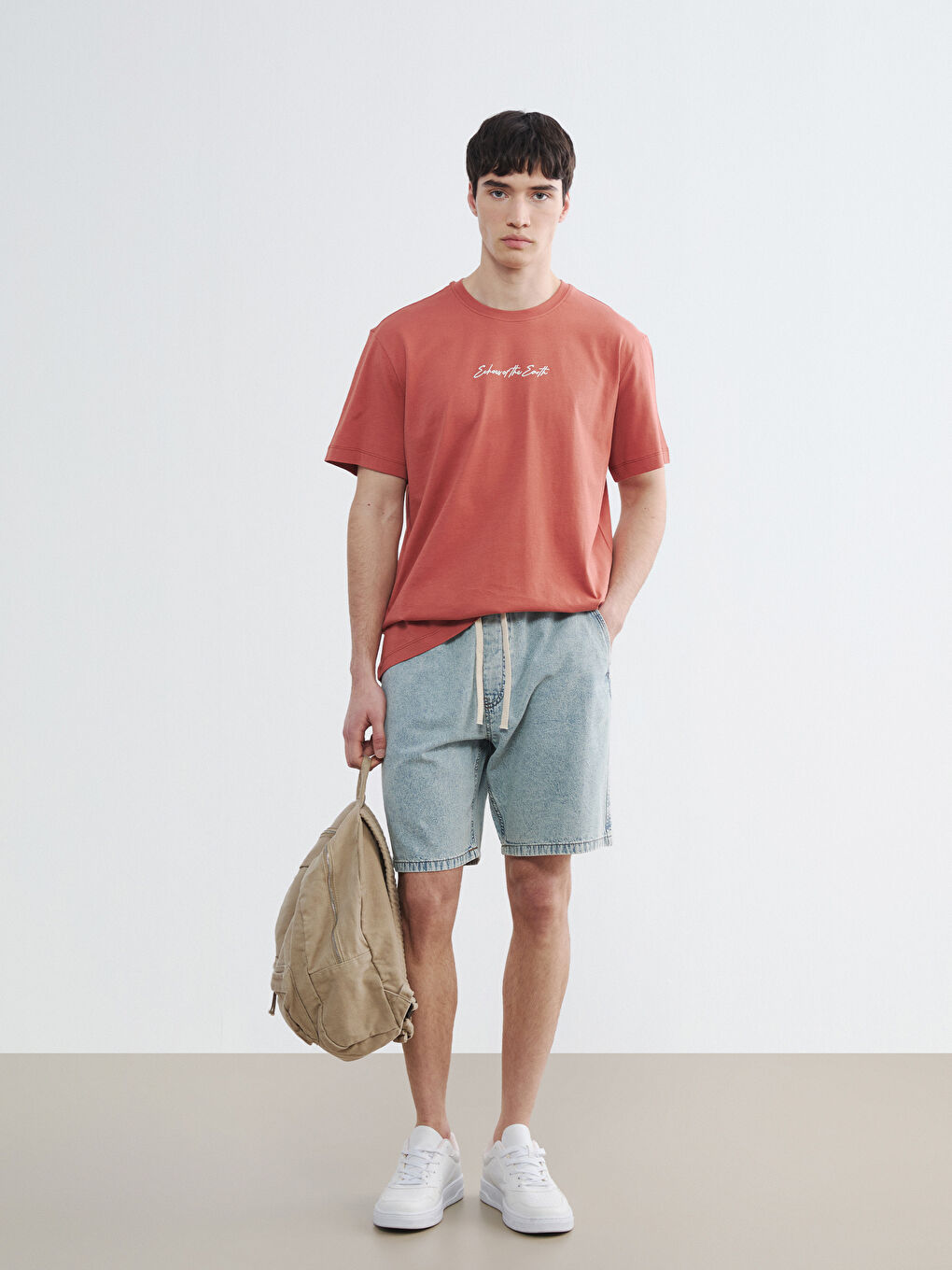 Man INDIGO Denim Shorts