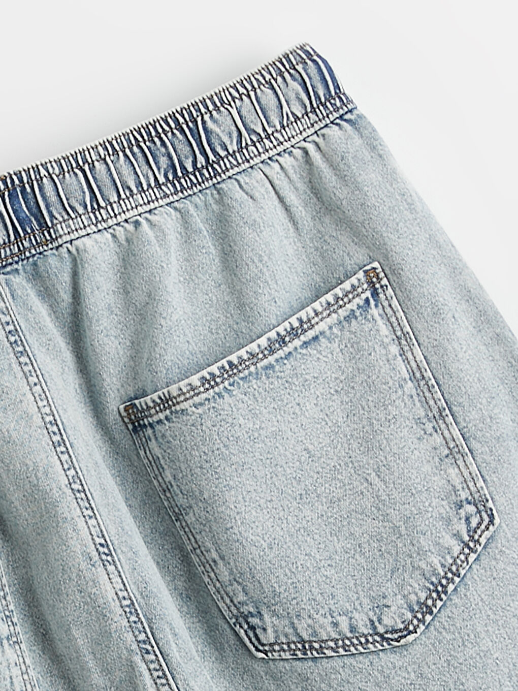 Man INDIGO Denim Shorts-5