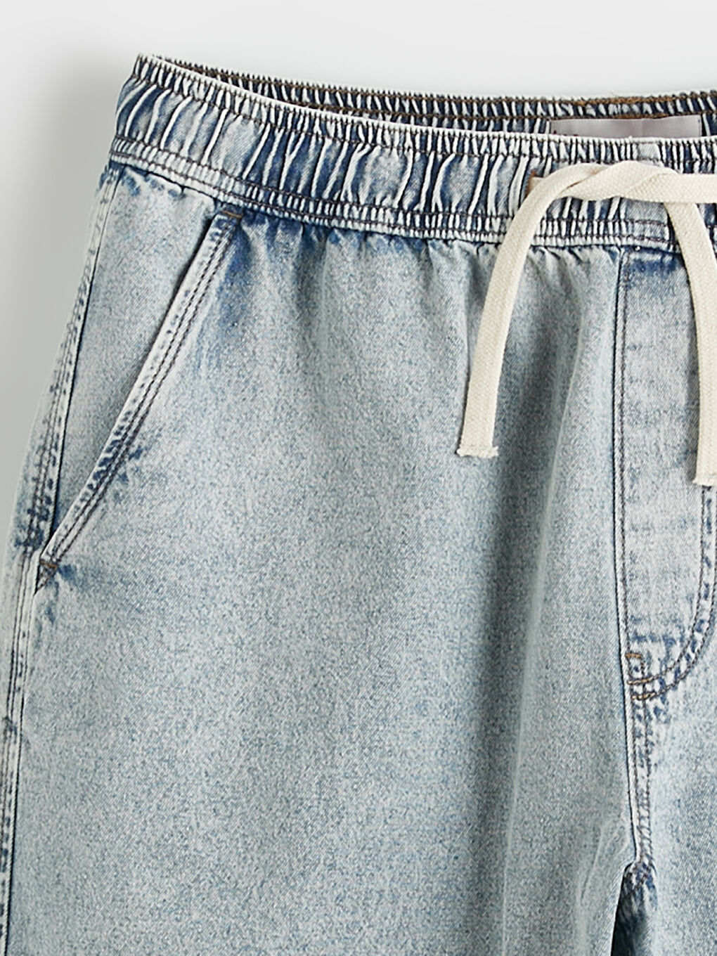 Man INDIGO Denim Shorts-6