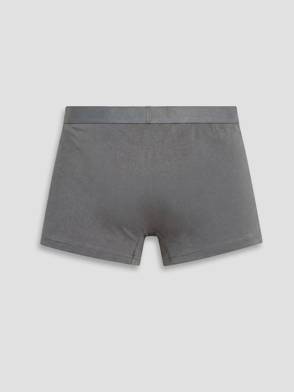 Gri Pamuklu Esnek Erkek Boxer 3'lü-2