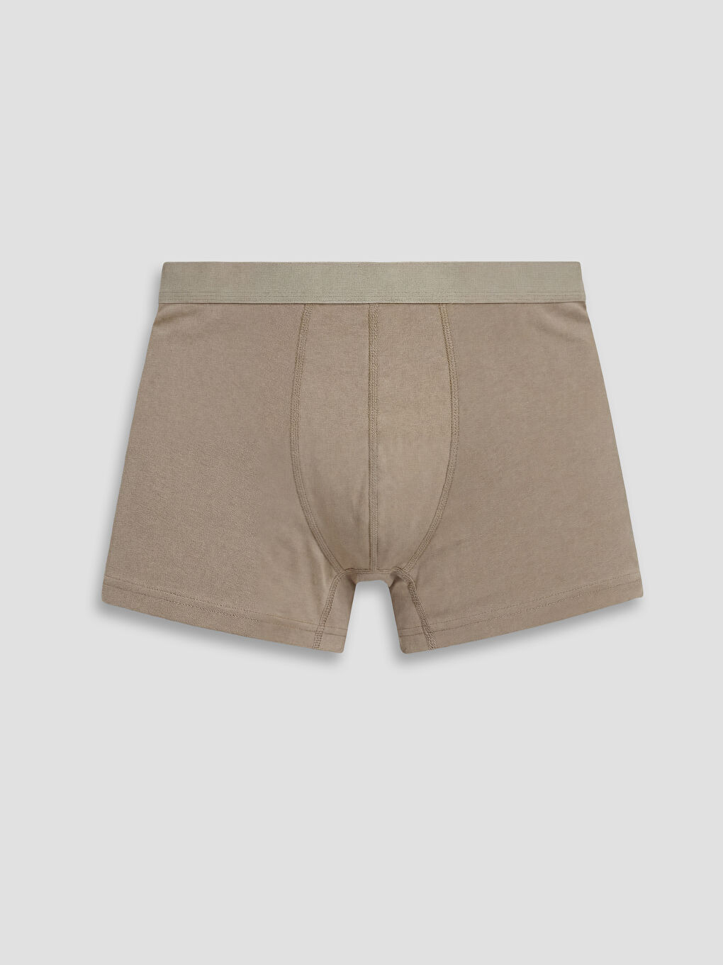 Gri Pamuklu Esnek Erkek Boxer 3'lü-3