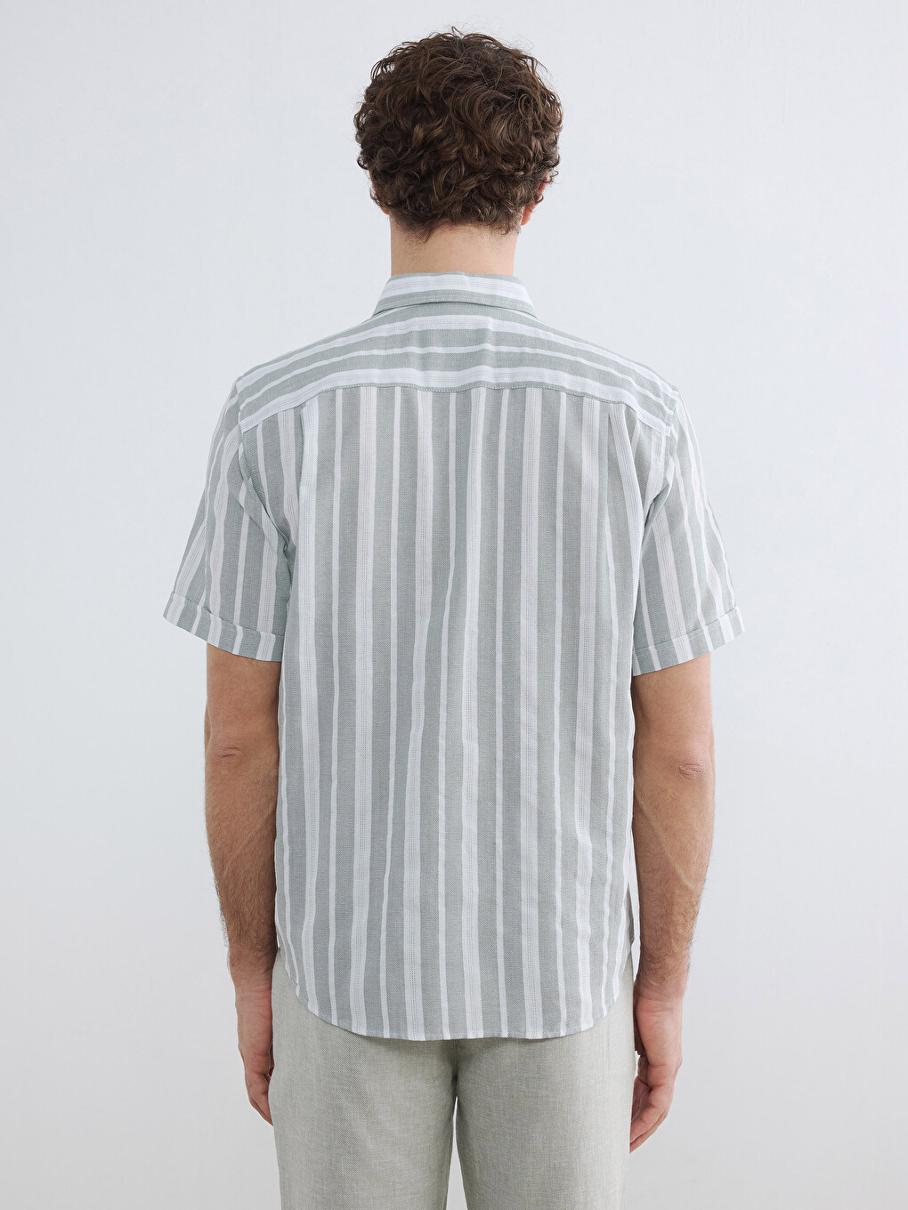 Regular Fit Striped Men's Shirt-3
