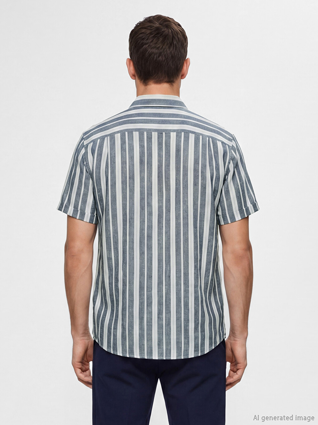 Regular Fit Striped Men's Shirt-3