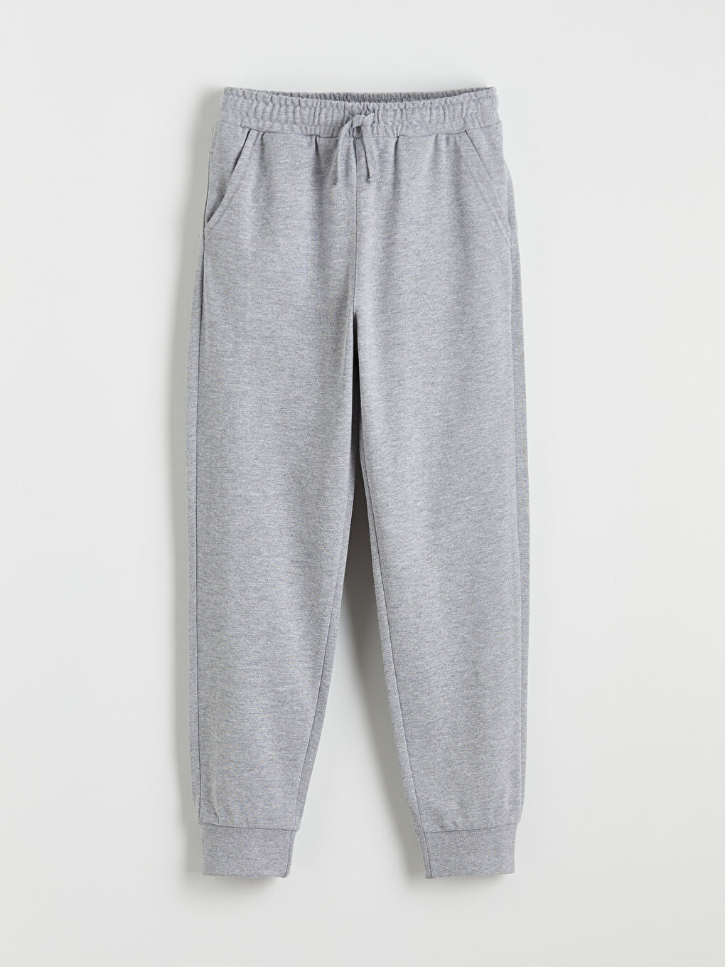 Lacivert Beli Lastikli Erkek Çocuk Jogger Eşofman Altı 2'li-1