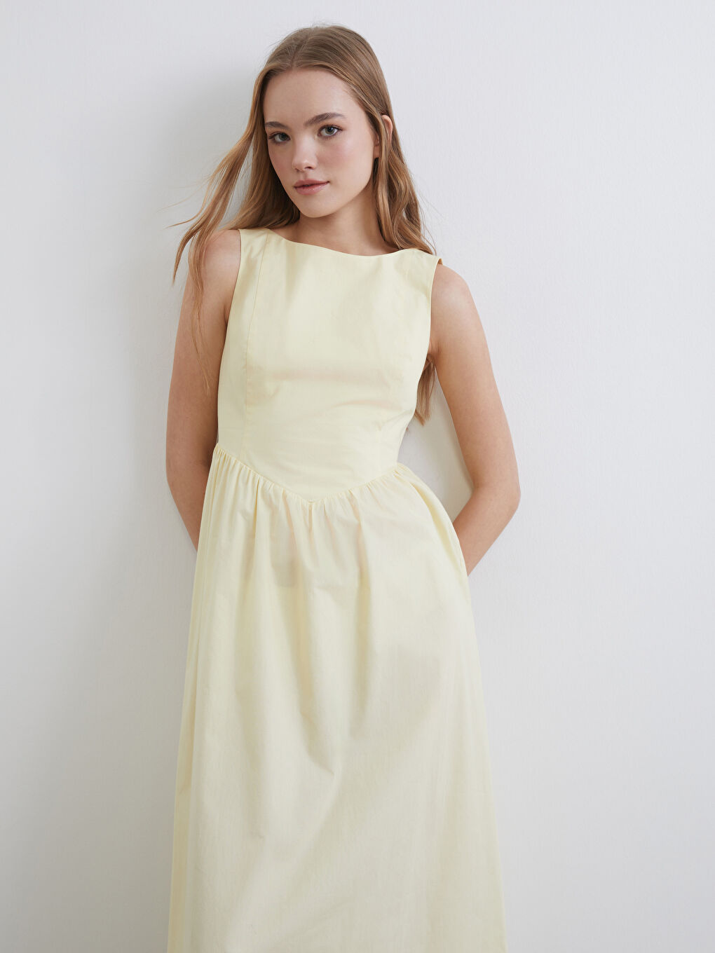 Woman YELLOW Dress-1